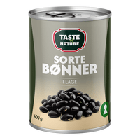 Taste of Nature Svarta Bönor - 400 g