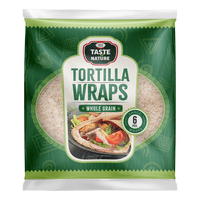 Taste of Nature Tortilla Wraps Fullkorn - 370 g