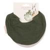 Oh, Poppy! Juno Haklappar - Forest Green/Linen Beige - 2 st