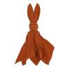 Oh, Poppy! Leia the Bunny Muslin Snuttefilt - Warm Rust