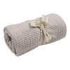 Oh, Poppy! Mira Waffle Blanket - Linen Beige