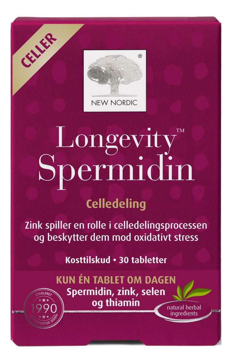 Longevity™ Spermidin - 30 tabletter