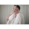 Oh, Poppy! Holly Muslin Swaddles - Fresh Vanilla/Powder Pink - 2 st