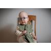 Oh, Poppy! Juno Haklappar - Forest Green/Linen Beige - 2 st