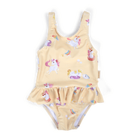 Filibabba Baddräkt 3-4 år Eva - Unicorn Shores
