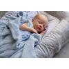 Vinter & Bloom Babyfilt Soft Grid, eko - True Blue