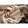 Vinter & Bloom Babyfilt Soft Grid, eko - Golden Sand