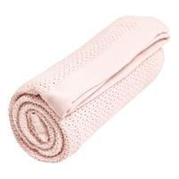 Vinter & Bloom Babyfilt Soft Grid, eko - Baby Pink
