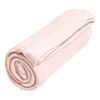 Vinter & Bloom Babyfilt Soft Grid, eko - Baby Pink