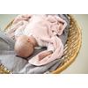 Vinter & Bloom Babyfilt Soft Grid, eko - Baby Pink