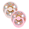 BIBS x Liberty Napp Colour 2-pack Oscar Meadow/Petal Mix Latex Size 2  - 2 st