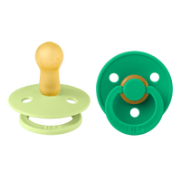 BIBS Napp Colour 2-pack Latex Size 2 Matcha/Cactus - 2 st