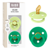 BIBS Napp Colour 2-pack Anatomical Latex Size 1 Matcha/Cactus - 2 st