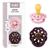 BIBS Napp Boheme 2-pack Latex Size 1 - Baby Pink/Plum - 2 st