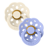 BIBS Napp Boheme 2-pack Latex Size 1 - Ivory/Hush - 2 st