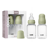 BIBS Baby Bottle Round Silicone 2-pack 150 ml Slow Flow - Sage - 2 st