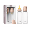 BIBS Baby Bottle Round Latex 2-pack 270 ml Medium Flow - Blush - 2 st