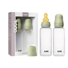 BIBS Baby Bottle Round Latex 2-pack 270 ml Medium Flow - Sage - 2 st