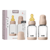 BIBS Glass Baby Bottle Round Latex 2-pack 120 ml Slow Flow - Blush - 2 st