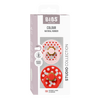 BIBS Napp Studio Colour 2-pack Polka Latex Size 2 - Blossom/Candy Apple - 2 st