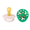 BIBS Napp Studio Colour 2-pack Polka Latex Size 2 Petal/Cactus - 2 st