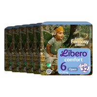 Libero Comfort 6 Öppen blöja - 6 x 32 st