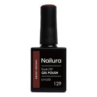 Nailura Gel Polish 129 - Ebony Brown - 10 ml