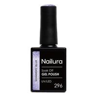 Nailura Gel Polish 296 - Shimmery Blue - 10 ml