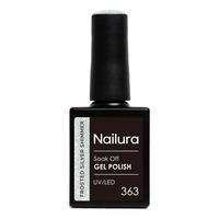 Nailura Gel Polish 363 - Frosted Silver Shimmer - 10 ml