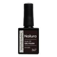 Nailura Gel Polish 367 - Steel Gray Sparkle - 10 ml