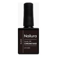 Nailura Chrome Base Black Gel - 10 ml