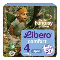 Libero Comfort 4 Öppen blöja 7-12 kg - 37 st