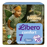 Libero Comfort 7 Öppen blöja16-26 kg - 28 st