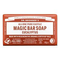 Dr. Bronner's Magic Bar Soap Eucalyptus - 140 g