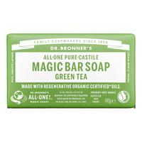 Dr. Bronner's Magic Bar Soap Green Tea - 140 g