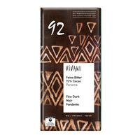 Vivani Extra Mörk Choklad 92% Kakao Ekologisk - 80 g