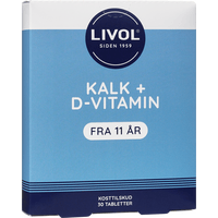 Livol Kalk + D-vitamin - 30 tabletter