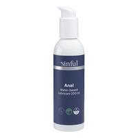 Sinful Anal Water-Based Lubricant - 200 ml