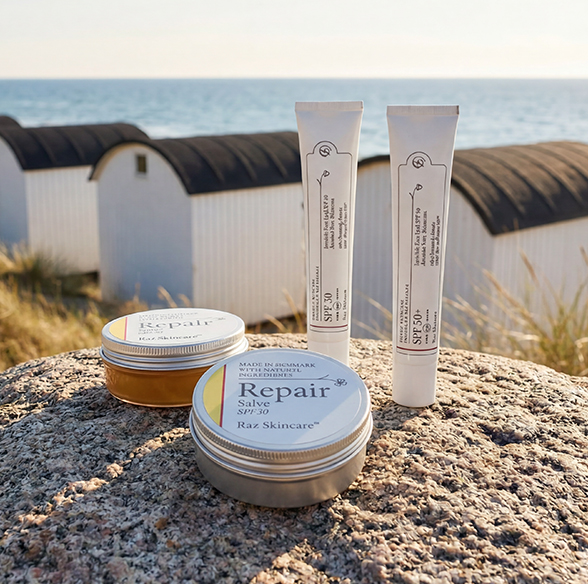 Miljöbild av Raz Skincare Sun i Løkken