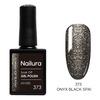Nailura Gel Polish 373 - Onyx Black Sparkle - 10 ml