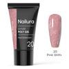 Nailura Poly Gel 20 - Pink Glitter - 30 g