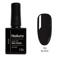 Nailura Gel Polish 156 - Black - 10 ml