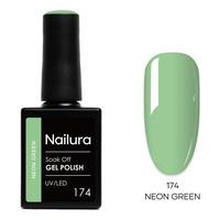 Nailura Gel Polish 174 - Neon Green - 10 ml