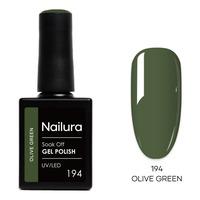 Nailura Gel Polish 194 - Olive Green - 10 ml