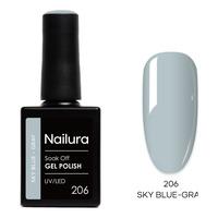 Nailura Gel Polish 206 - Sky Blue Gray - 10 ml