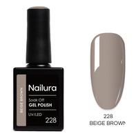 Nailura Gel Polish 228 - Beige Brown - 10 ml