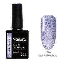Nailura Gel Polish 296 - Shimmery Blue - 10 ml