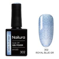 Nailura Gel Polish 302 - Royal Blue Gray - 10 ml