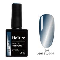 Nailura Gel Polish 307 - Light Blue Gray - 10 ml