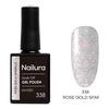 Nailura Gel Polish 338 - Rose Gold Sparkle - 10 ml